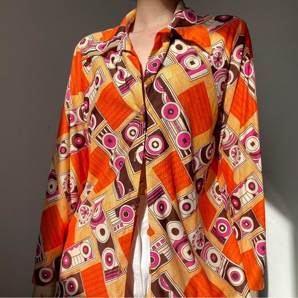 Orange Blouse - Picture 2 of 2